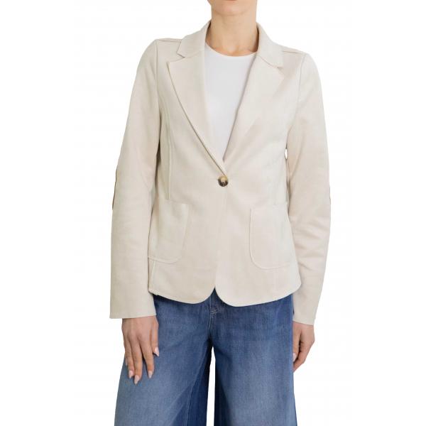 Giacca in ecorenna  scamosciato